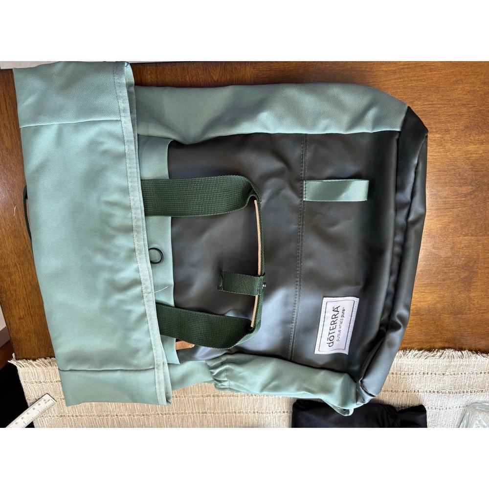 doTerra 2020 Convention Pursue Backpack Tote Mint-Green-Charcoal NEW with Swag